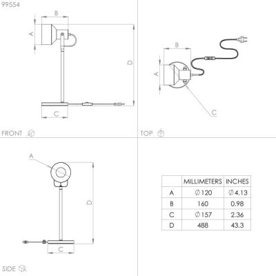 CASIBARE table light2