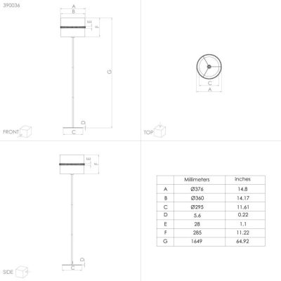 PARAGUAIO floor light 3