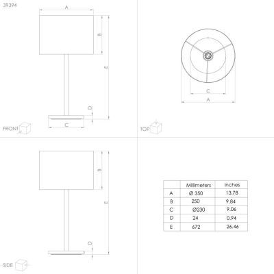 SAGANTO 1 table light 2